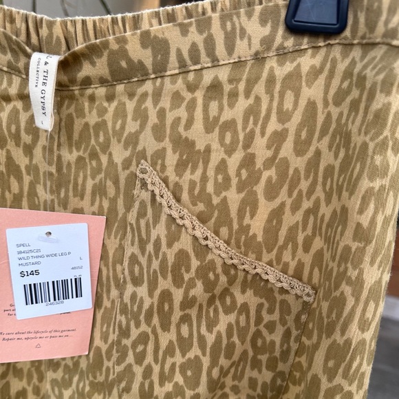 Spell Wild Things Wide Leg Pants BNWT Size Large - Picture 6 of 10
